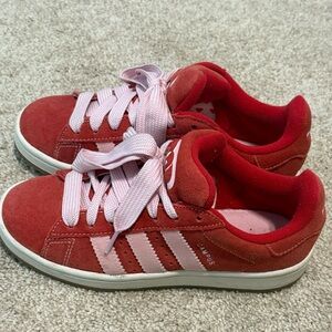 Adidas Red and Pink CAMPUS 00 Girls/Womens